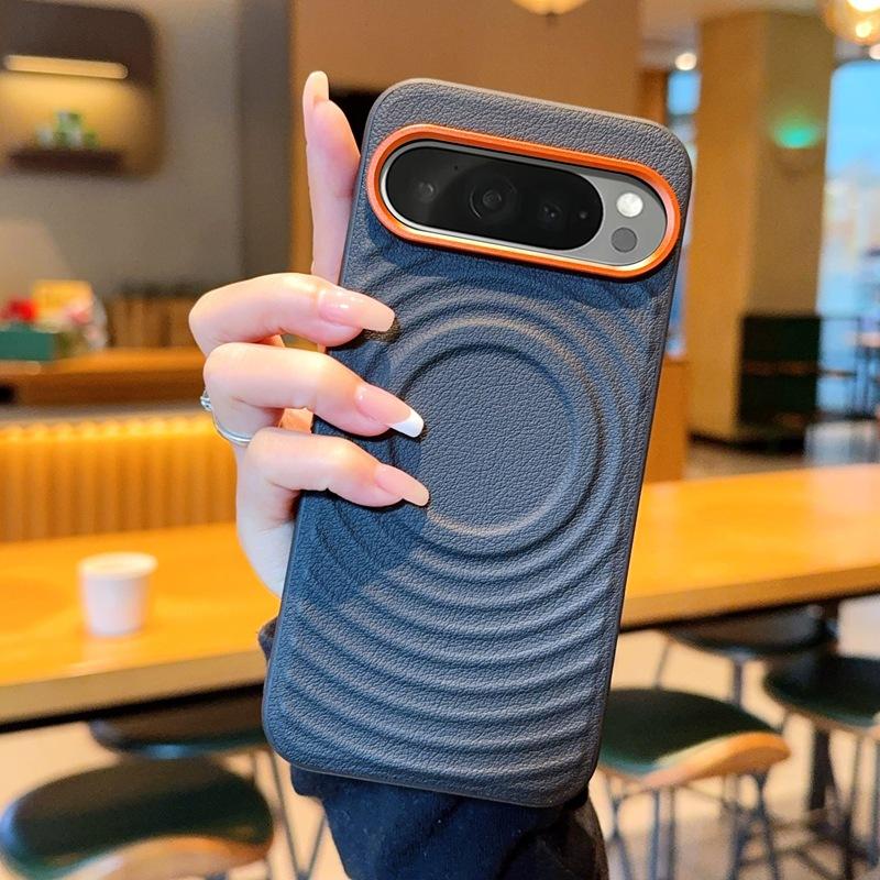 Applicable to Google pixel9 mobile phone case pixel10 ripple 9ProXL magnetic case 10A water ripple protective case