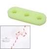 10Pcs Green Outdoor Luminous Rope Buckle Tent Wrench Buckle Safety Alert Buckle