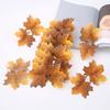 10Pcs Artificial Maple Leaves Fake Fall Leaf Artificial Plants For Autumn Decoration Wedding Home Wreath Christmas Decoration