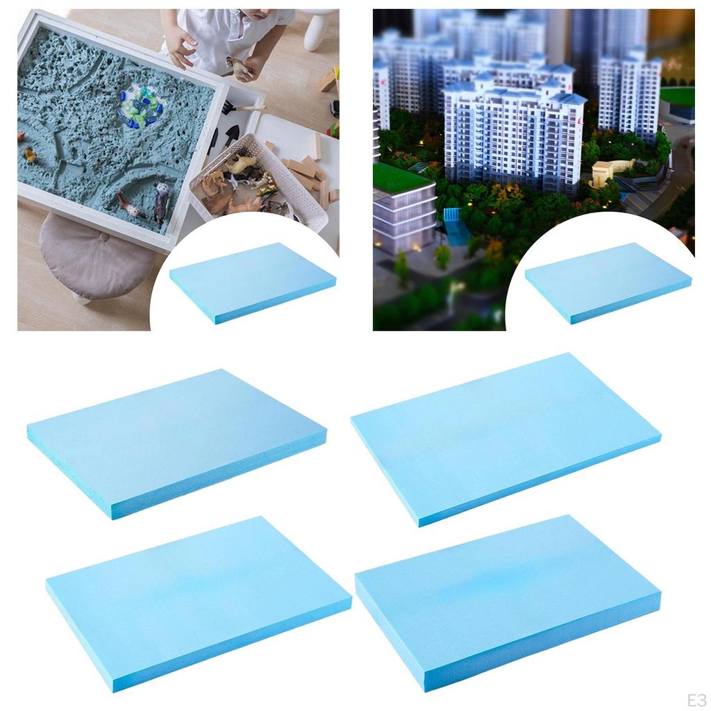 Craft Foam Block Board DIY Landscape Scenery Building Slab,Diorama Base,for Micro