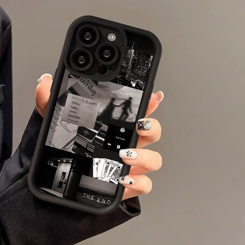 Iced Americano Phone case iPhone 15 Pro Max 11 12 13 16 14 Plus Silicone Shockproof Case Lens protector shell