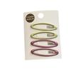 Fashion Temperament Leopard Pattern Dripping Oil and Water Dripping BB Clip Bangs Clip New Cute Girl Color Oval Hairpin Side Clip