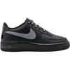 Nike Air Force 1 Skóra syntetyczna Wygodne Wszechstronne Wsparcie Niskie Trampki dziecięce Trampki dziecięce Czarne IR0270-001