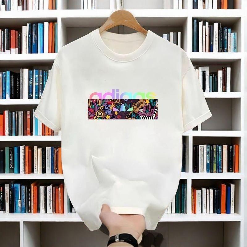 Fashion Brand American Cotton Short Sleeve New Summer 2025 New T Shirt with Loose Printed Men Casual Shirt Men graphic t shirts