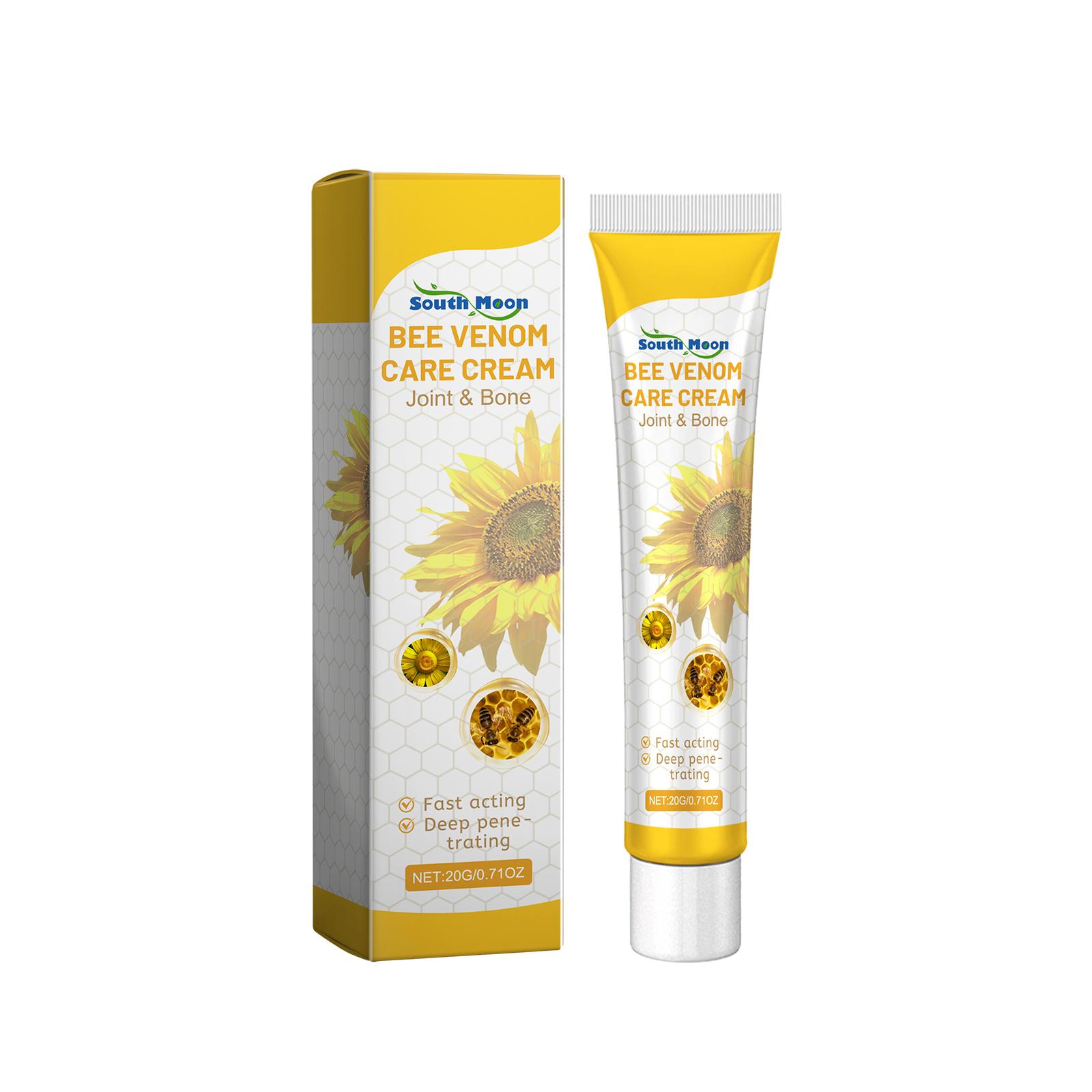 

South Moon Крем для суставов с пчелиным ядом Массажный крем для облегчения боли в коленях, подколенных сухожилиях и суставах