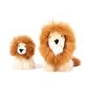 INJOI Plush Animal, Natural Alpaca Fur, Rare, Fluffy, Handmade, Cute, Perfect Gift for Anniversaries and Special Occasions (Lion, 30cm, Natural,