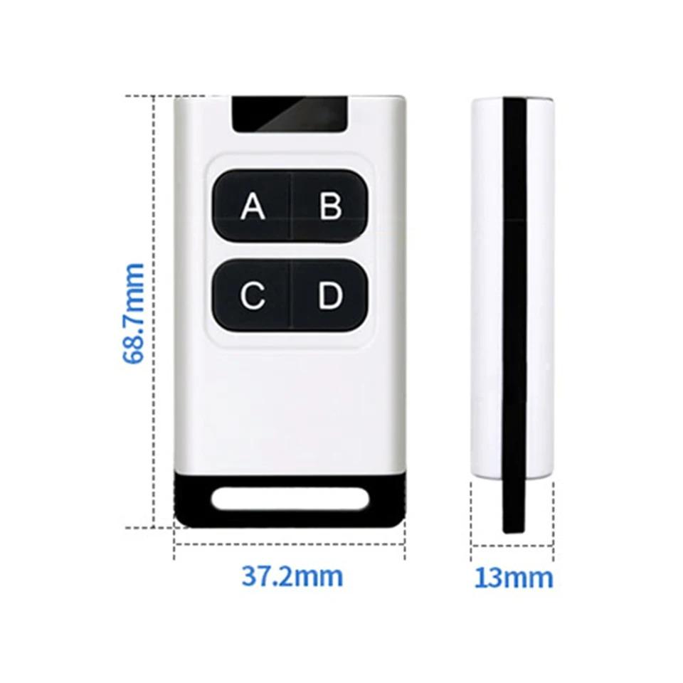 433MHz Universal RF Remote Control Learning Code Transmitter for Garage Door 2/4 Channels Cloning Duplicator