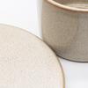 Aito Seisakusho Coffee Cup and Plate Mino Dishwasher Made in Product Number 113514 "ITSUMO Itsumo" Set, Approx. 250ml, Beige, Ware, Safe, Japan,