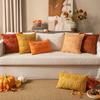 Halloween Pumpkin Embroidered Plush Pillowcase Cojines Simple Throw Headboard Pillow Cushion Covers Halloween Party Supplies