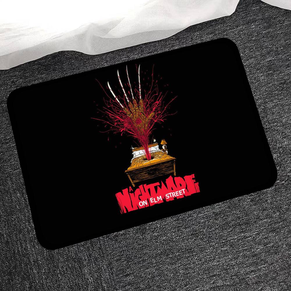 Horror Movie Nightmare On Elm Street Floor Mat INS Style Soft Bedroom Floor House Laundry Room Mat Anti-skid Household Carpets
