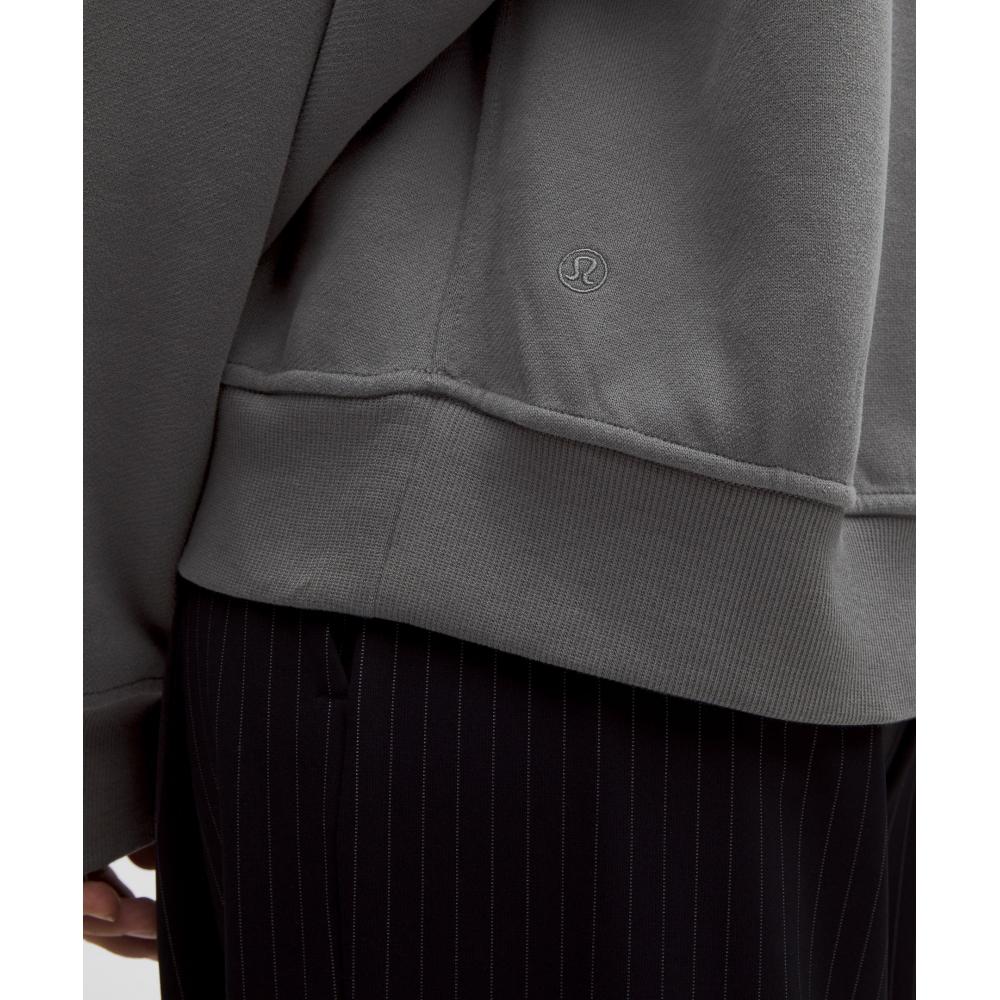 Lululemon Women S Steady State overSized Hoodie Onyx Grey