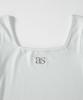 Aejeuon Square Line Tee / White