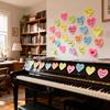 8 Books Cute Heart Sticky Notes - Strong Adhesive Residue-Free Removal,for Journals,Journals,Scrapbooks - School,Office & Crafts
