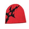 Y2K Jacquard Knitted Hat Hip-hop Casual Skullcap Fashion Winter Hat  for Men Women