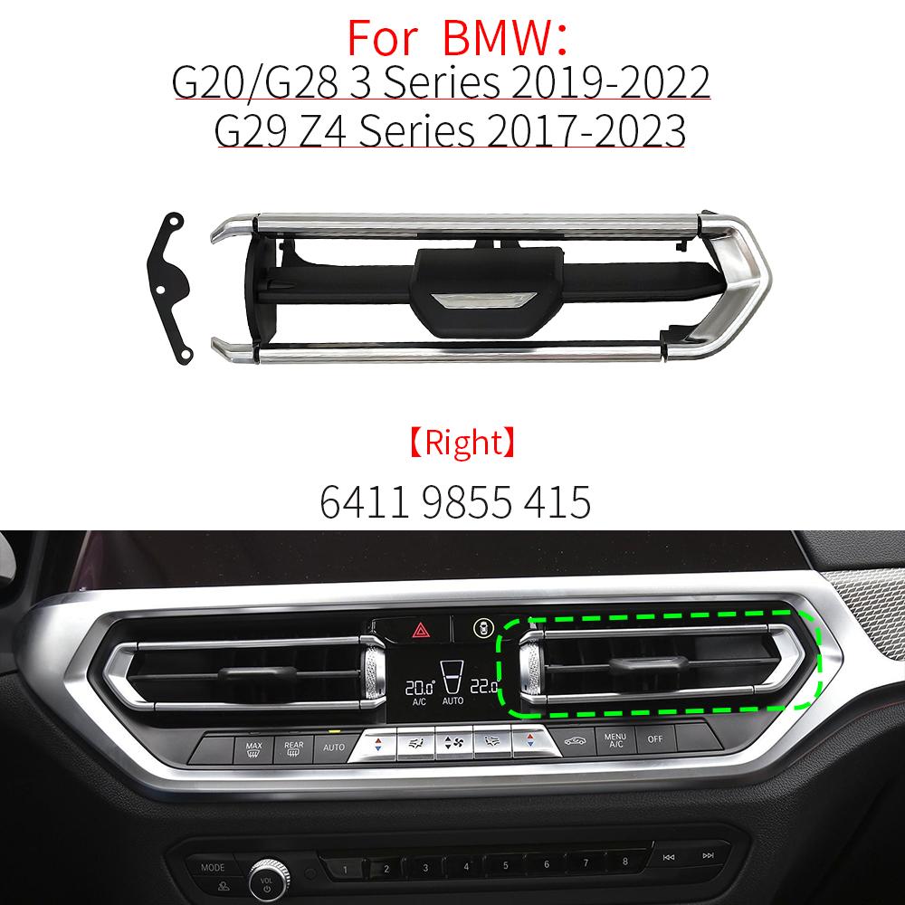 Para BMW G20 G29 G01 Grelha do Difusor de Ar Frontal do Carro Clipe Peças de Acabamento Kits de Reparo da Saída de Ar Condicionado Para BMW Série 3 320 323 X3 Z4 64119855415