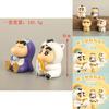 Charming Crayon Shin-chan Figurine Set Adorable Pvc Anime Character Toys 6cm