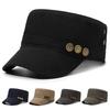Flat Top Hat Men's Outdoor Sunshade Hat Outdoor Cap Middle-Aged Sunshade Hat