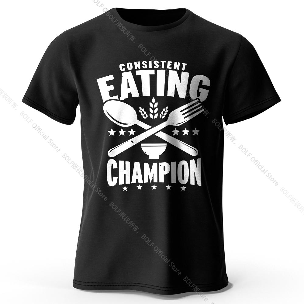 Men's Printed T-Shirt 100% Cotton Oversized Bold Graphic Tees for Women Summer Tops Foodie Streetwear