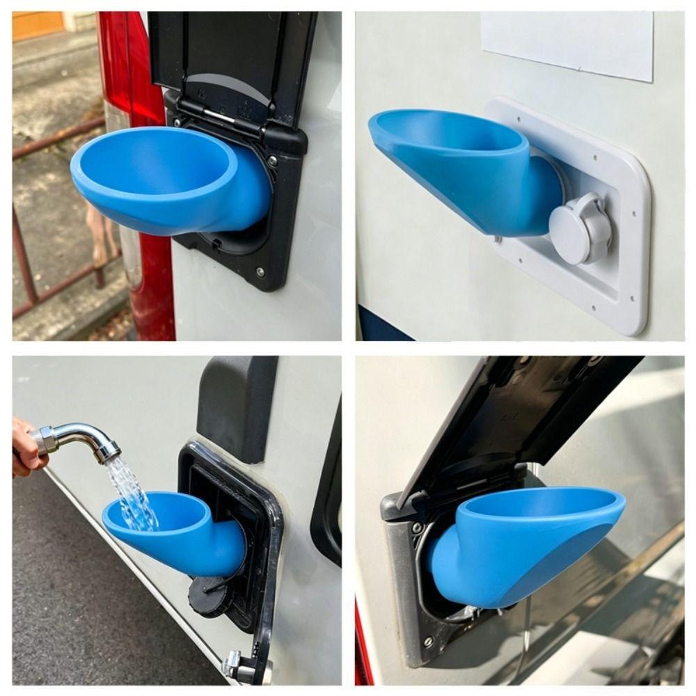 Overflow Prevention Water Inlet Funnel Wide Mouth RV Water Funnel Water Funnel Motorhome