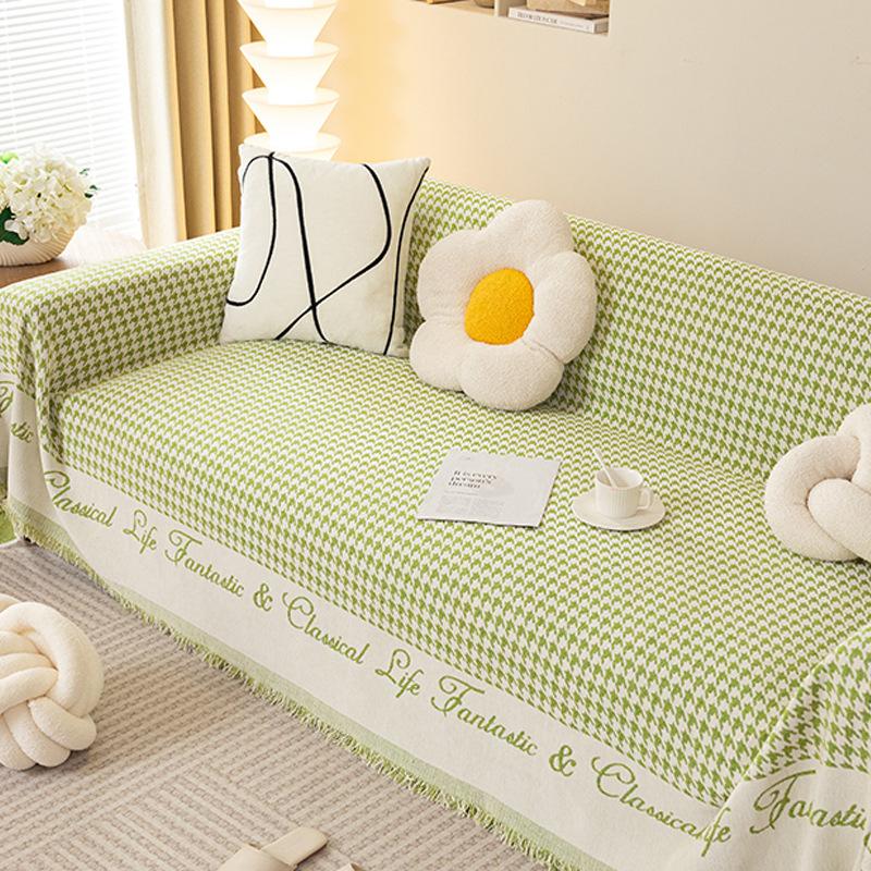 Fresh Simple Sofa Cushion Four Seasons Universal Thickened Full Covered Sofa Cover Cover Cloth