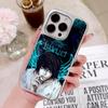 Death Note L Lawliet Mobile Phone Case for iPhone 17 16 15 14 13 12 11 Air Pro Max Plus Silver Plating Colorful Cover Pretty