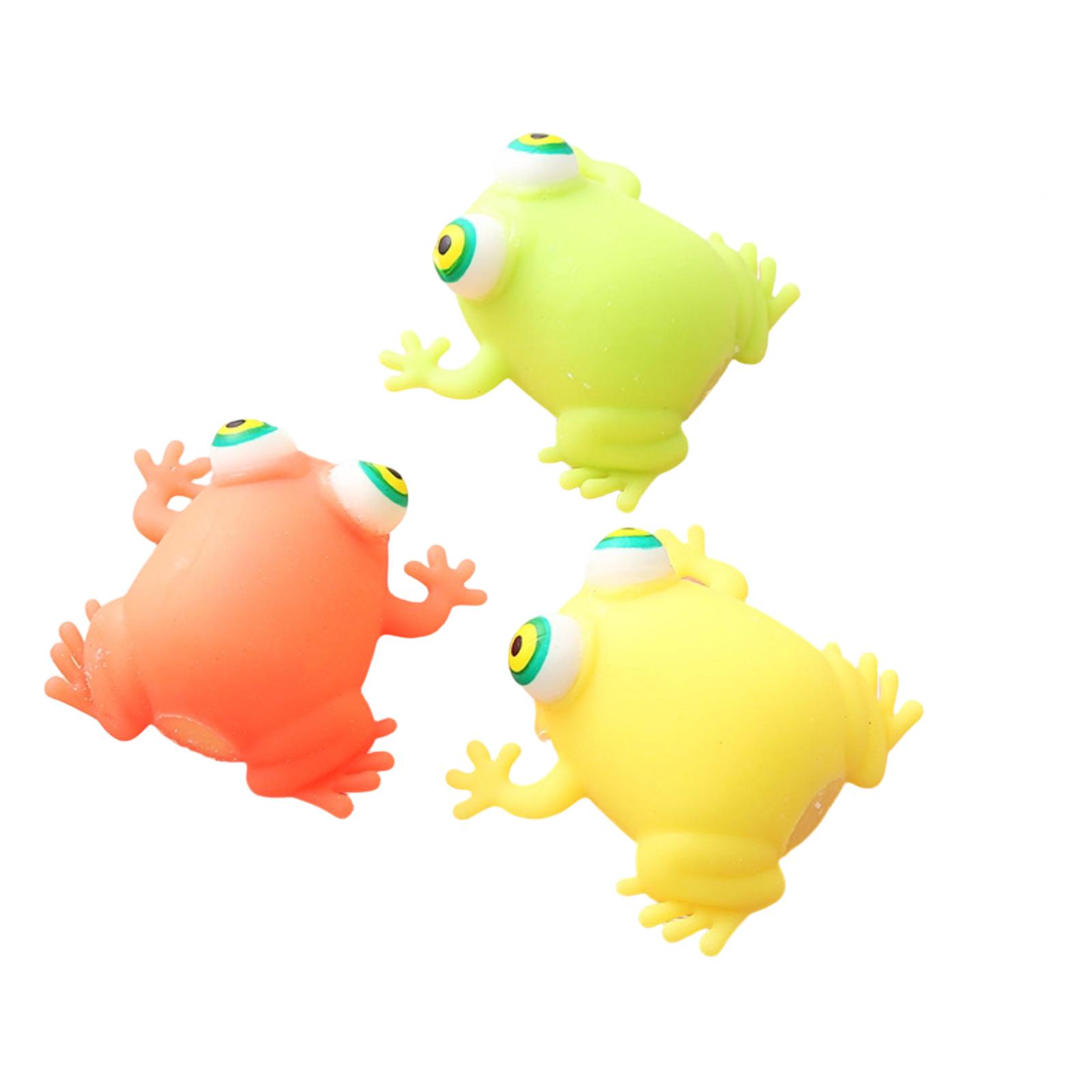 

Stress Relief Squeeze Toy Frog Shape Soft Squishy Sensory Fidget Toy for Anxiety and Focus Durable Material for Kids and Adults One Size