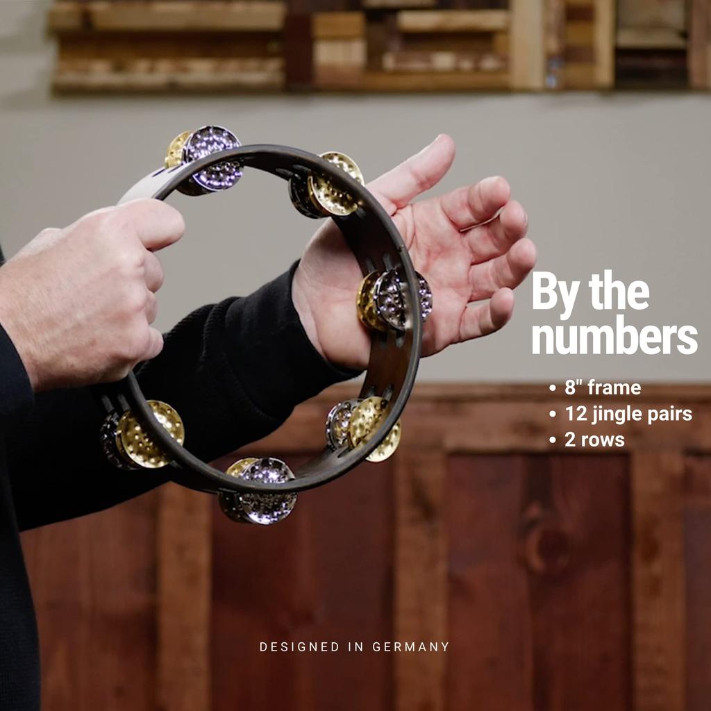 MEINL Percussion Compact Wood Tambourine (CTA2VM-WB)