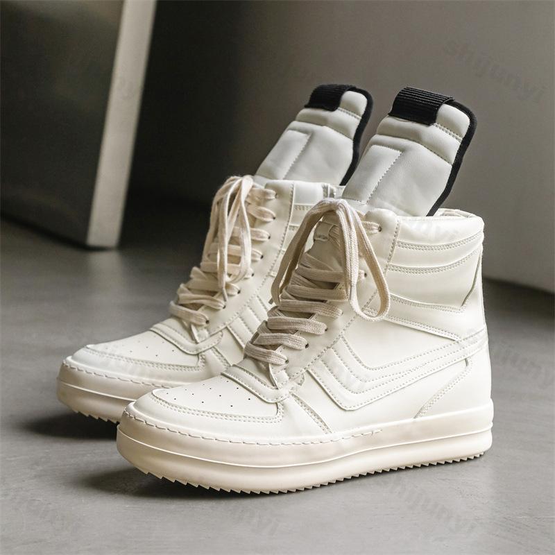 Fashion Men High-top Ankle Boots 2025 Autumn Sneakers Retro Designer Platform High Quality Comfortable Non Slip Outdoor Short Boots