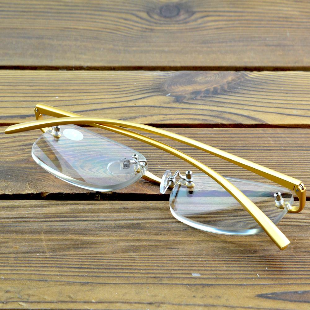 Clara Vida алюминиево-магниевый сплав жесткие без оправы для мужчин и женщин очки — фото 2