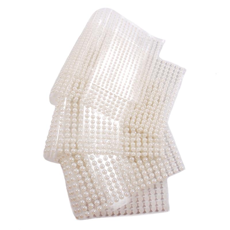 3mm/4mm/5mm/6mm 3D Pearl Face Jewels Eyeshadow Stickers Self Adhesive Face Body Eyebrow Diamond Nail Stickers Decoration