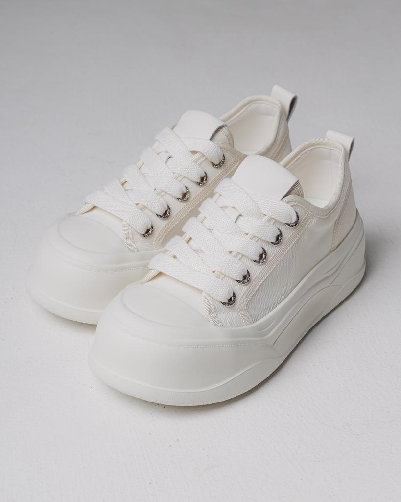 Кроссовки на платформе Suny Liana 2281 36 молочные текстиль