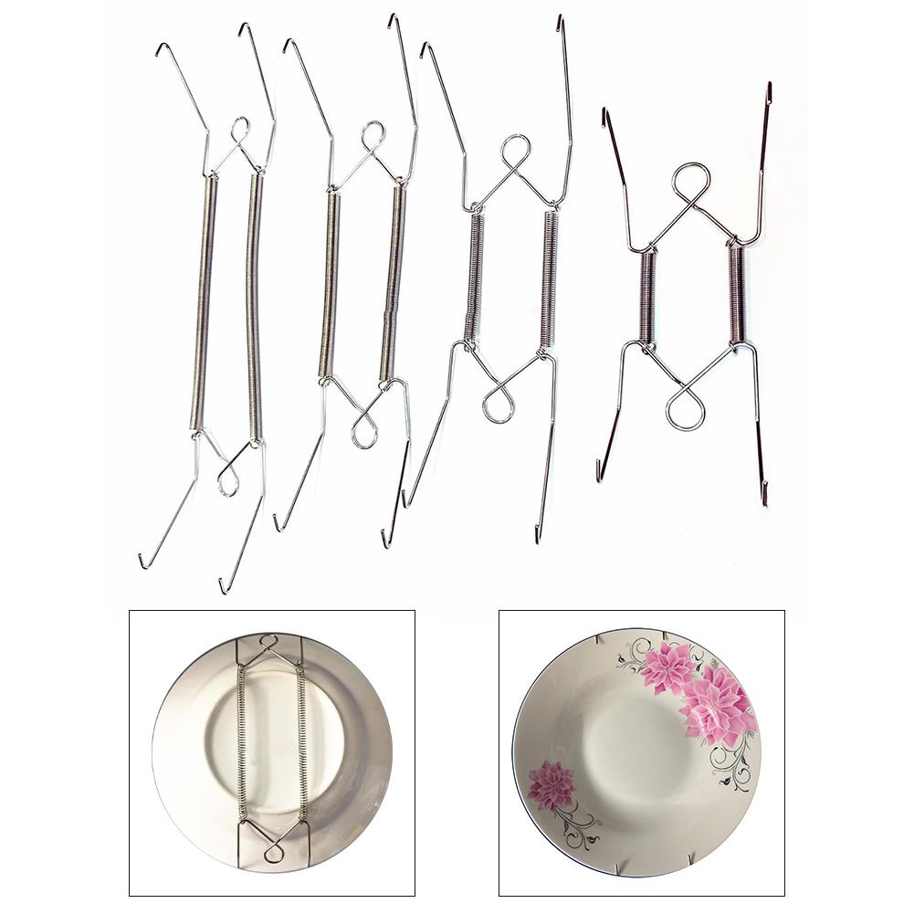8inch Fit For Plate 19-23cm Wall Display Hanger Sturdy Wire Construction Sleek And Modern Design Home Wall Decor