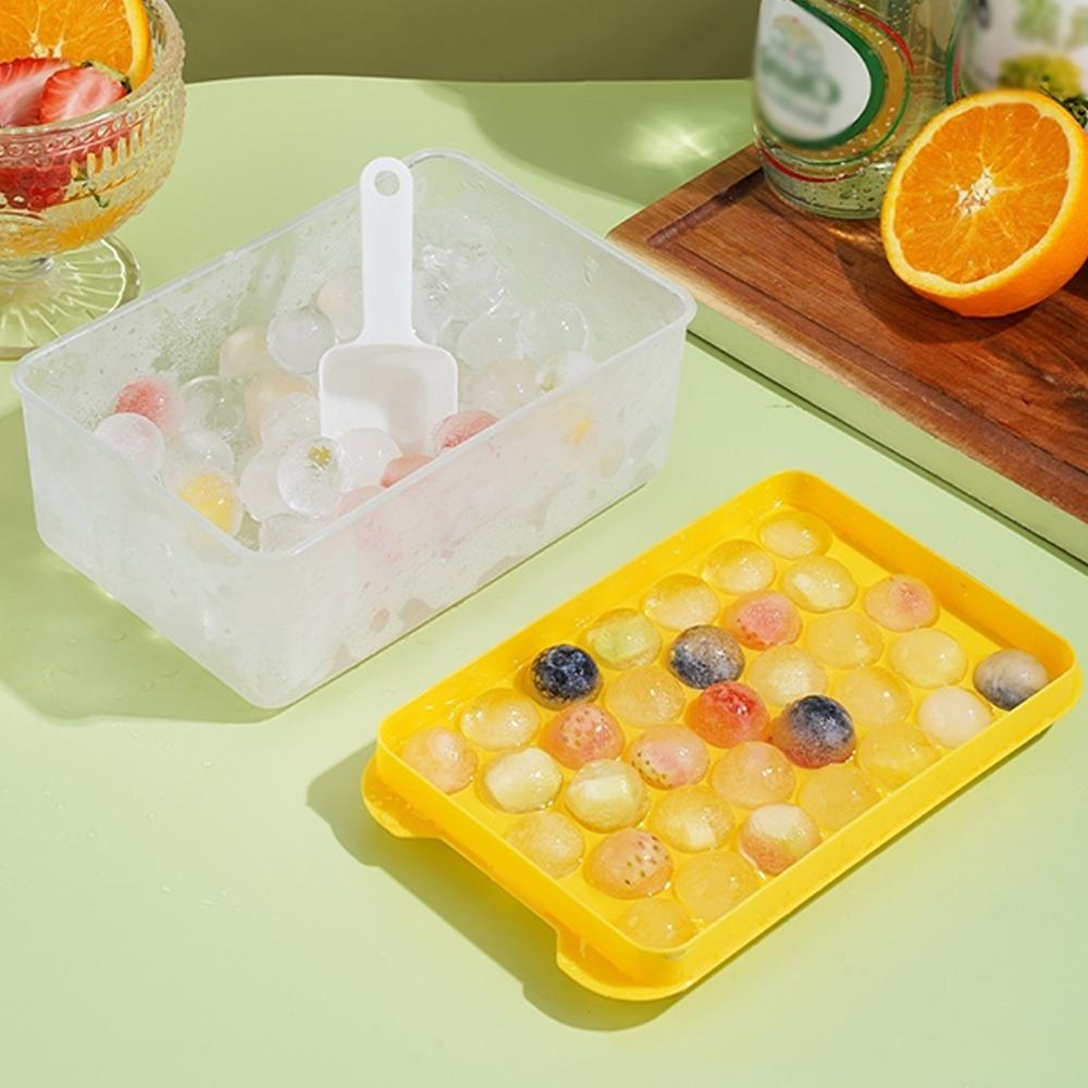 Food Grade Ice Cube Tray Set Large Capacity 3 Piece Design Easy Demoulding for Cocktails Coffee Juice High Low Temperature