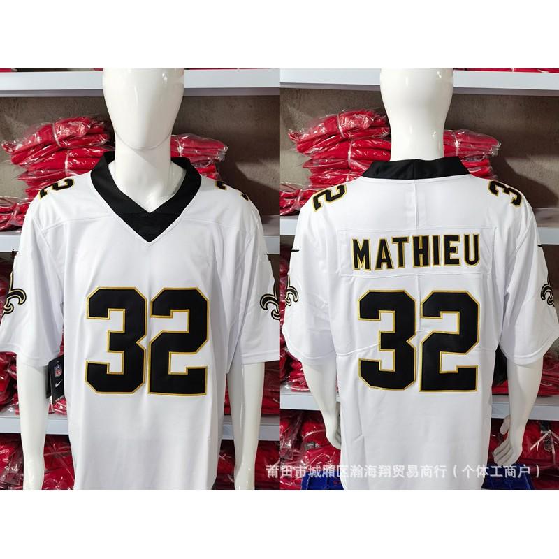 Saints Football Jersey Embroidered American Shirt Unisex Sports Top Breathable Team Game Wear