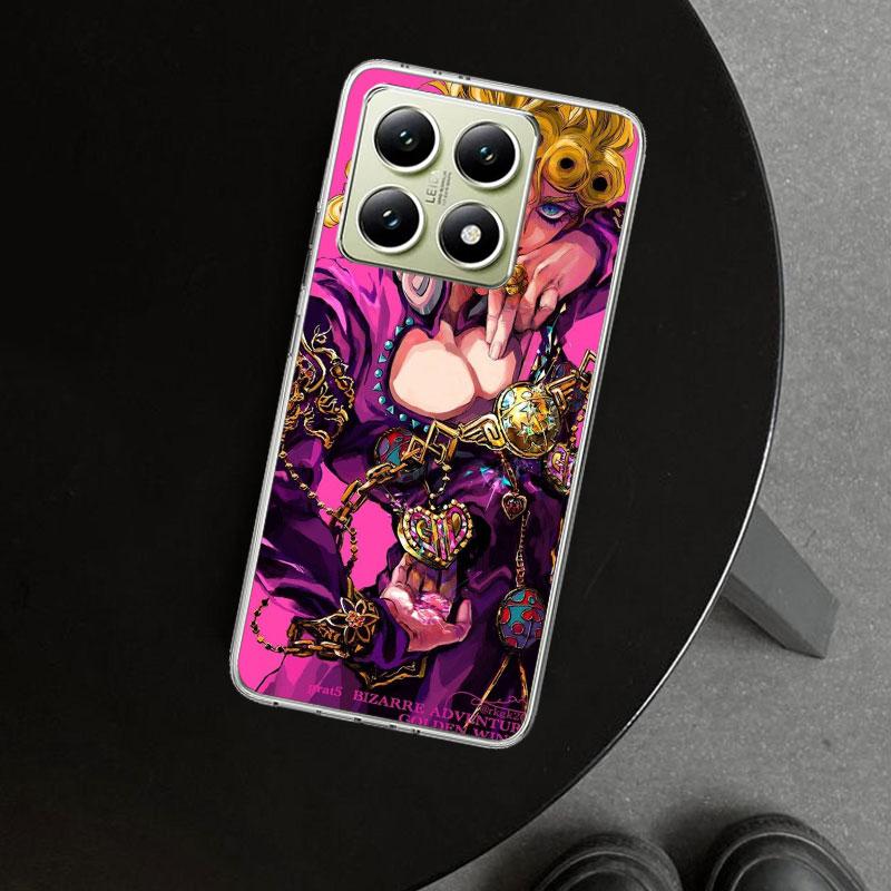 JoJo Adventure Giorno Giovanna Phone Case Cover for Xiaomi Redmi Note 15 14 13 12 11 Pro Plus 14S 12S 11S 11T 11E 10S 10 Customi