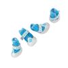 4pcs Dog Booties Summer Fashionable Breathable Mesh Lightweight Slip Resistance Dog Paw Protector