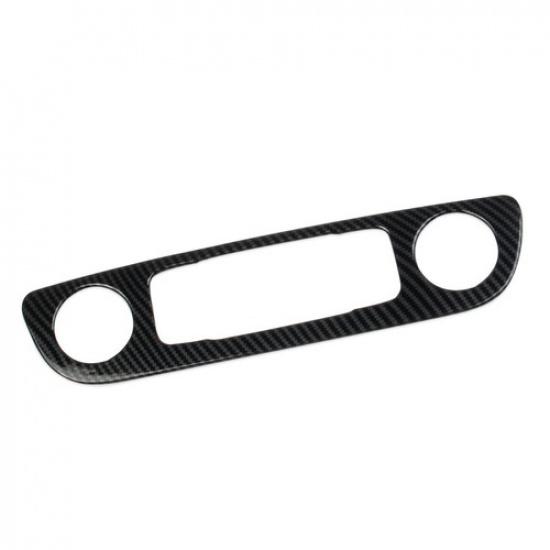 Carbon Fiber Style Center Control A/C Adjustment Panel Trim for GMC Terrain