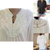 Ladies Hollow Blouse T Shirts Tops Lace Tunic Top Shirt Freesize Chiffon