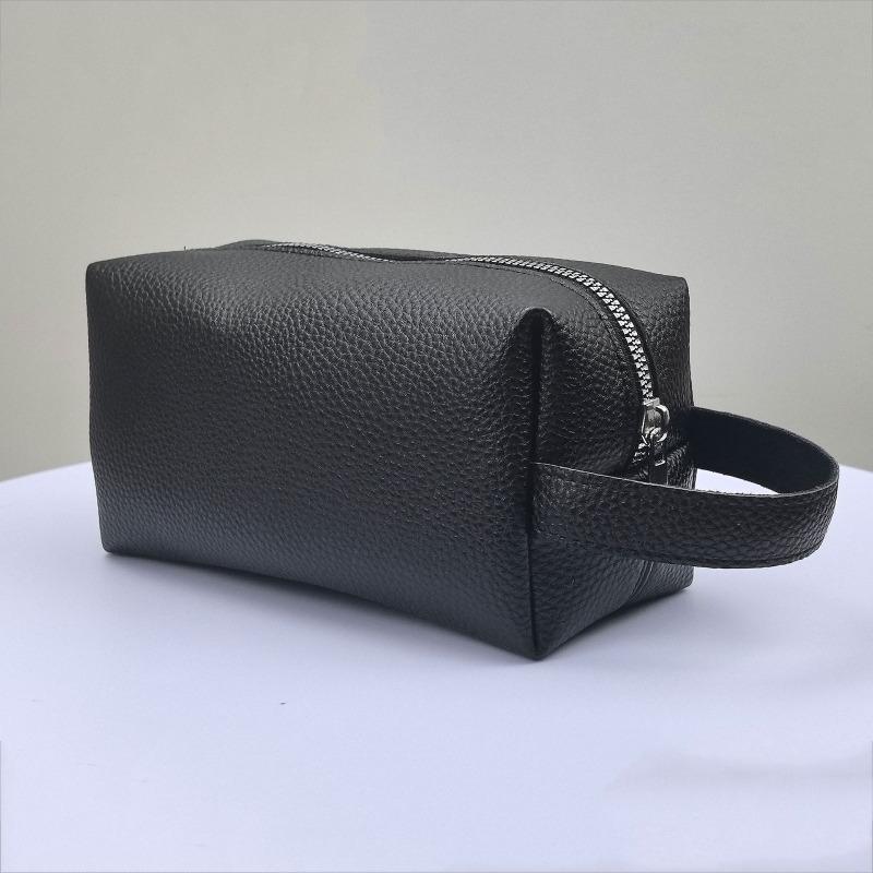 PU Leather Make Up Toiletry Bag Waterproof Large Capacity Cosmetic Organizer Bag Travel Makeup Pouch with Handle for Women