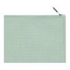 Hermes Bolsa de Mão de Algodão com Logo de Canto Grande para Mulheres Verde Menta H103753M04