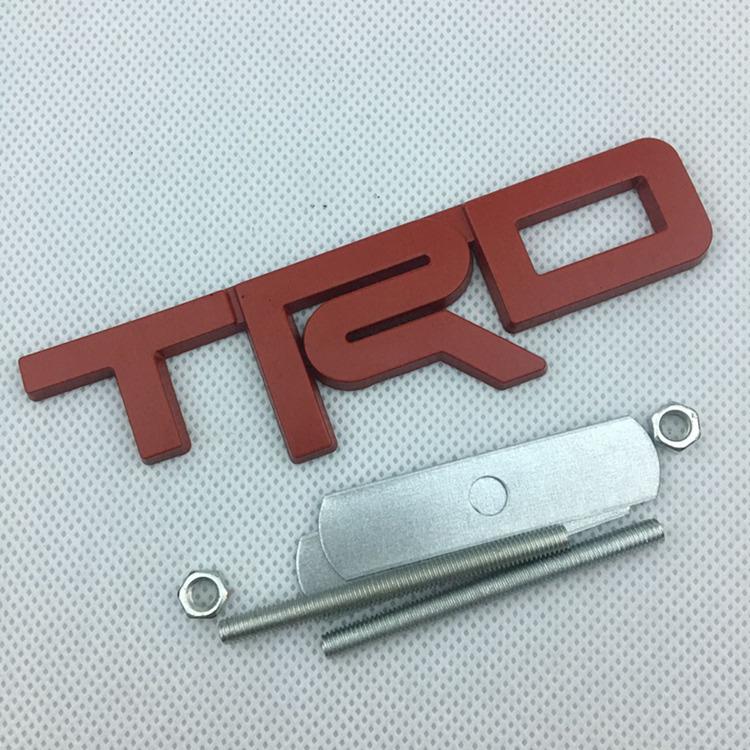 Emblema de Parrilla TRD para el Nuevo Reiz - Insignia Metálica para Coches Modificados