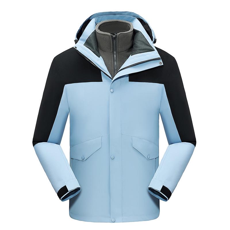 

Custom Men s & Women s 3-in-1 Windproof, Waterproof, & Warm Team Uniform with Logo Printing for Autumn & Winter Workwear L