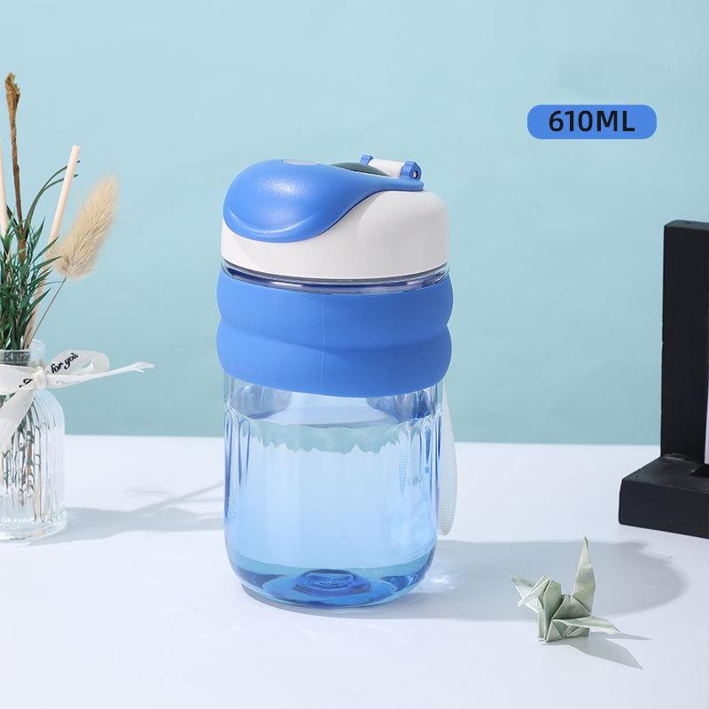 Large Capacity Plastic Cup, Student Portable Outdoor Hand Guard, High Temperature Resistant Direct Drinking Water Cup