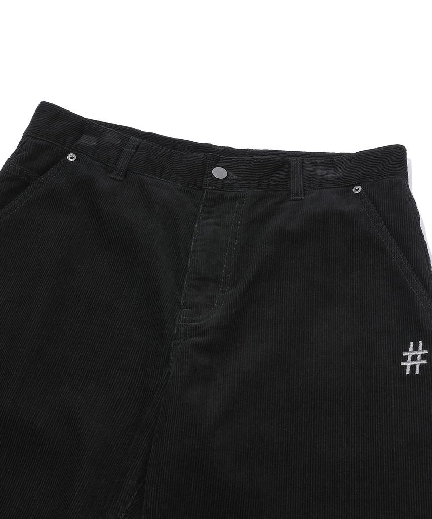 BEENTRILL Basic Corduroy Pants (Black)