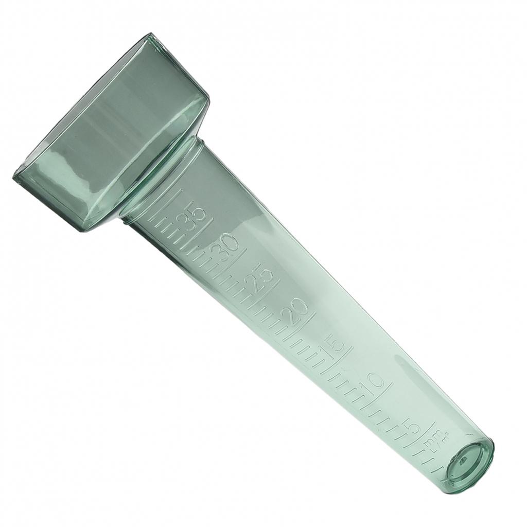 Rain Gauge Garden Outdoor Rain Meter Light Green Light Weight