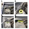 2PCS Universal Shock Absorbing Rubber Ring Bushing Suspension Top Tower Buffer Engine Hood Seal Sound Deadener  Rack Bearing