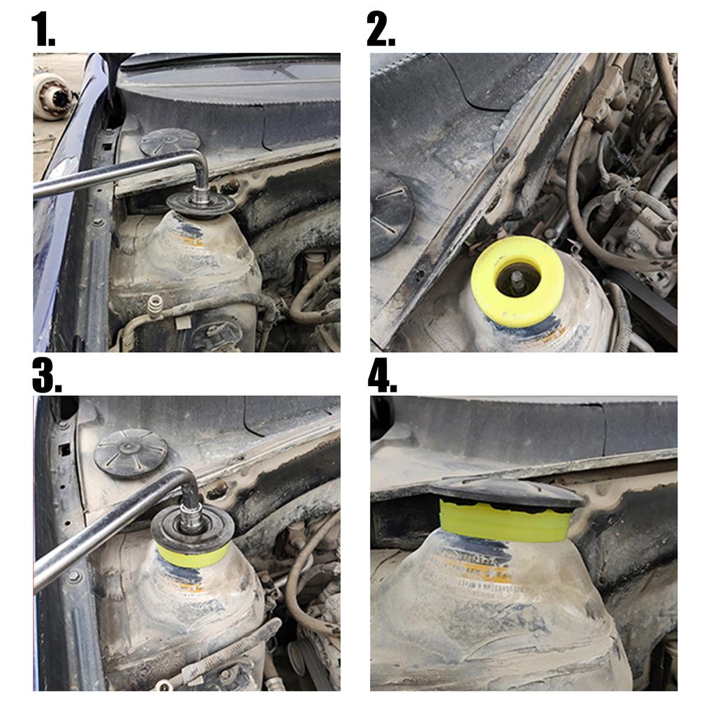 2PCS Universal Shock Absorbing Rubber Ring Bushing Suspension Top Tower Buffer Engine Hood Seal Sound Deadener  Rack Bearing