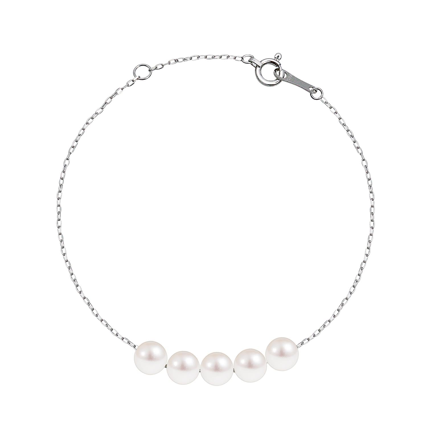 

Lala Christie Браслет женский из жемчуга Акойя 5 на выбор из PT850, 5-5,5 мм, Бусины, Платина, lb56-0001-pt платиновый