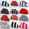 Striped Knitted Bag for Women, Wedding Banquet Handbag, Artistic Retro Woven Tote Bag, Simple and Fashionable Handbag