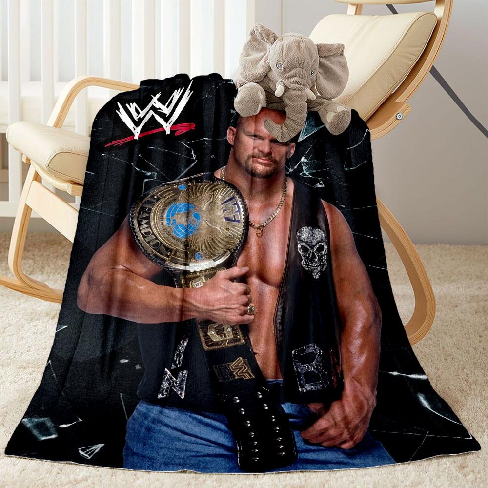 Stone Cold Steve Austin Blankets are suitable for living rooms,making them an ideal choice for outdoor travel and gifts.